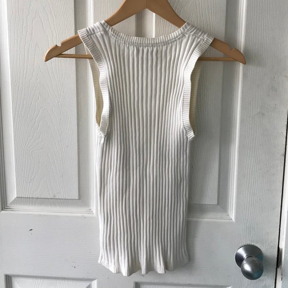 Ribbed Classic Vintage Tommy Hilfiger Tanktop - Picture 2 of 3